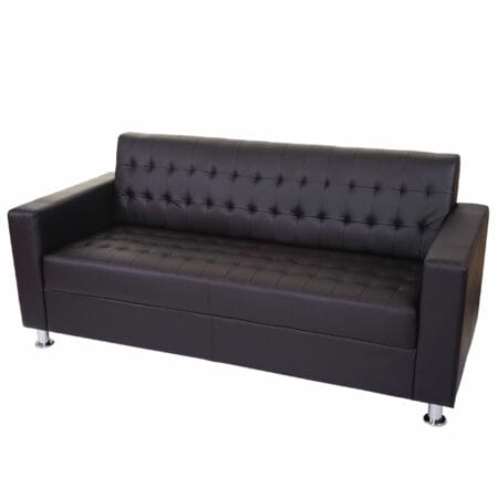 3er Sofa Kunda Couch Loungesofa Metall-Füße
