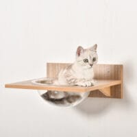 4tlg. Kletterwand für Katzen Katzenkletterwand