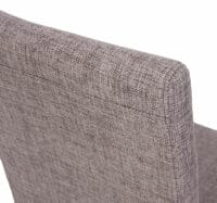 4x Esszimmerstuhl Littau ~ Textil grau helle Beine