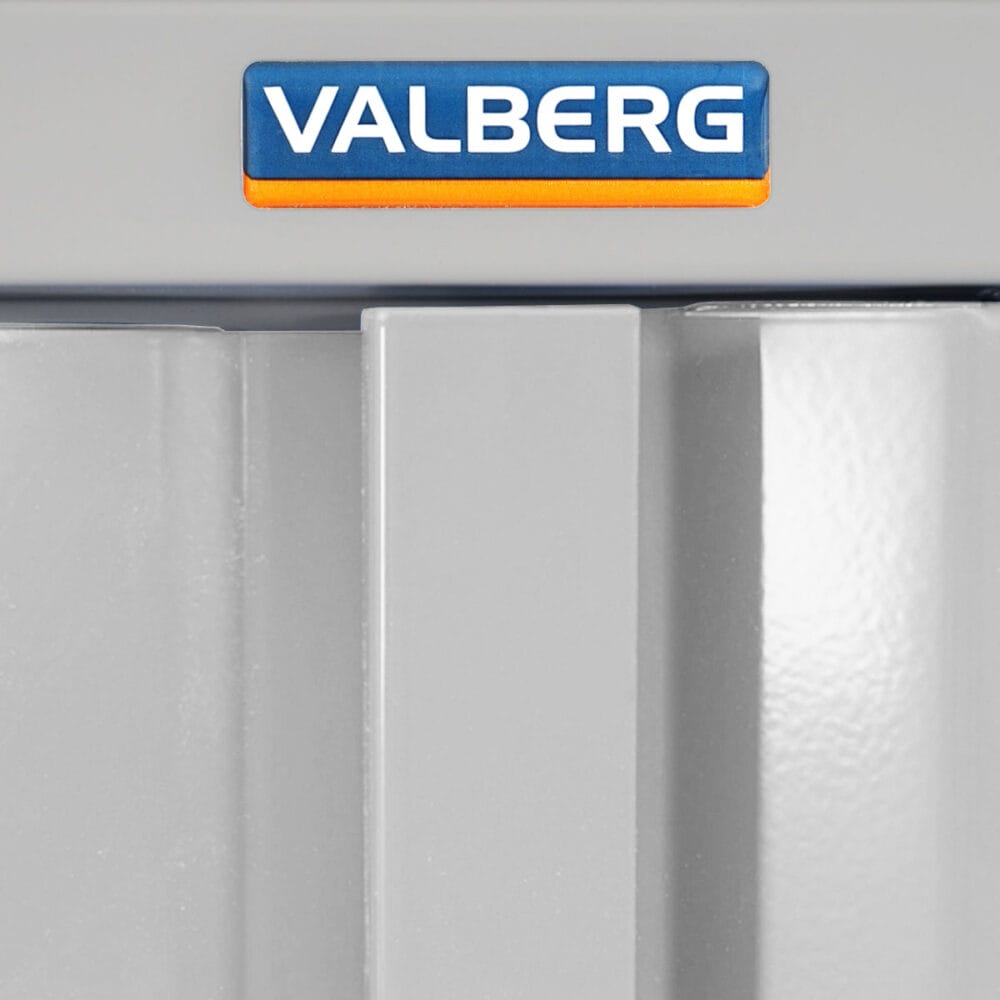 Aktenschrank Valberg 2 Türen 140x92x37cm ~ grau
