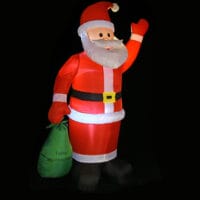 Aufblasbarer Weihnachtsmann 195cm XL mit Beleuchtung