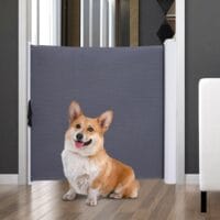 Ausziehbare Trennwand für Hunde Treppenschutzgitter