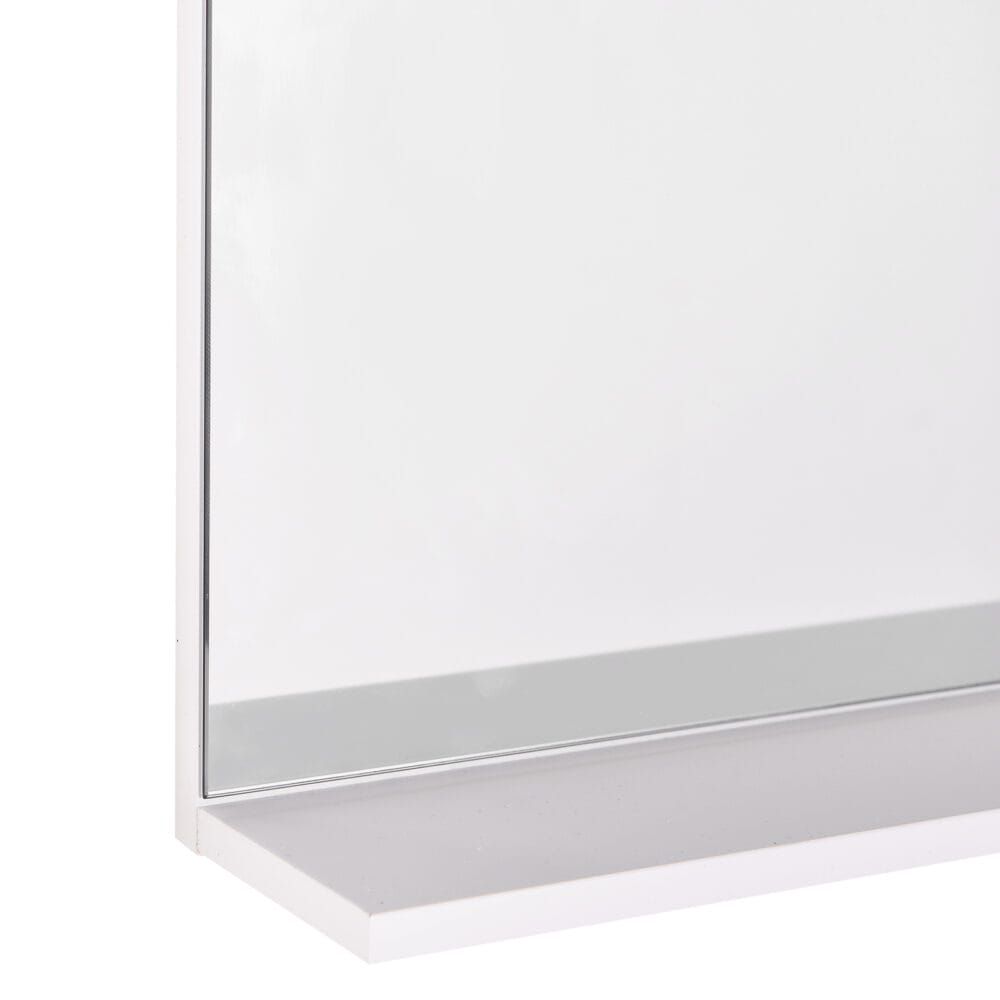 Badspiegel mit 3 Ablagen Wandspiegel Spiegelregal 60x10x48cm