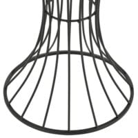 Beistelltisch Sablier Ø 38 cm Stundenglasform Schwarz