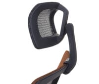 Bürostuhl Córdoba ergonomisch Kopfstütze Stoff/Textil schwarz-orange