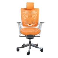 Bürostuhl MERRYFAIR Wau 2b Hartschale ergonomisch orange