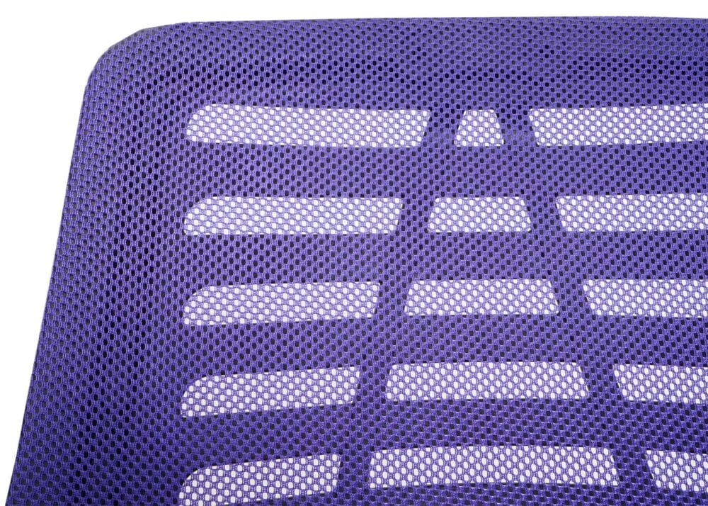 Bürostuhl Madrid ergonomische Rückenlehne Netzbezug Stoff/Textil lila