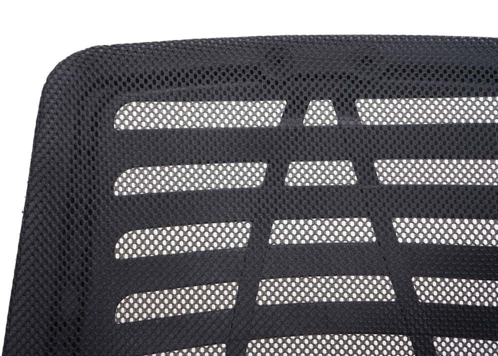 Bürostuhl Madrid ergonomische Rückenlehne Netzbezug Stoff/Textil schwarz
