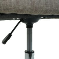 Bürostuhl mit Armlehne drehbar höhenverstellbar Textil creme