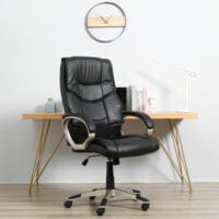 Bürostuhl mit Wippfunktion ergonomisch hohe Rückenlehne