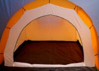 Campingzelt Igluzelt Loksa für 6 Personen ~ orange