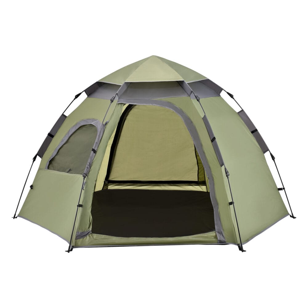 Campingzelt Nybro Pop Up Kuppelzelt 240x205x140cm Grün