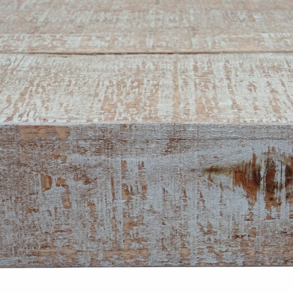 Couchtisch HWC Sofatisch ~ Tanne Holz 40x120x60cm