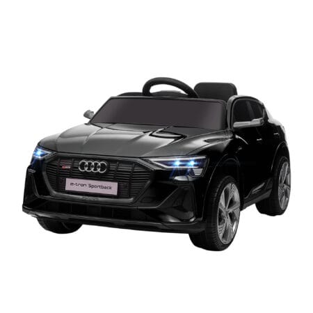 Elektroauto Kinderauto Audi e-tron lizenziert Schwarz