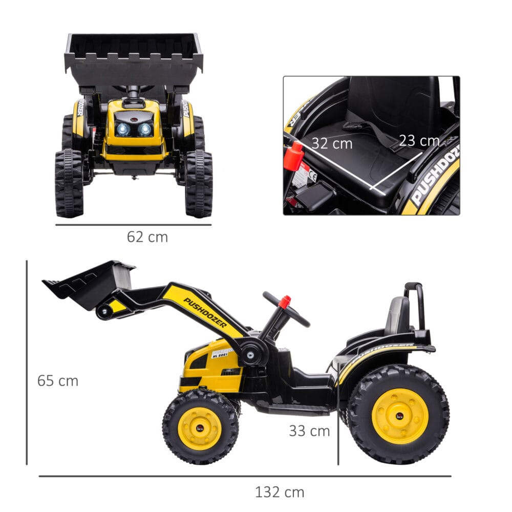 Elektroauto Kinderauto Bagger Traktor Frontlader