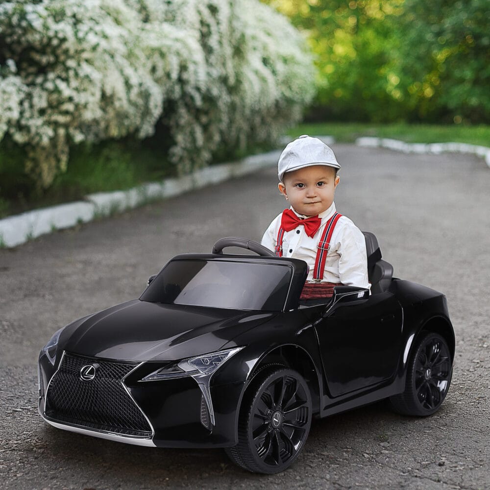 Elektroauto Kinderauto Lexus lizenziert schwarz