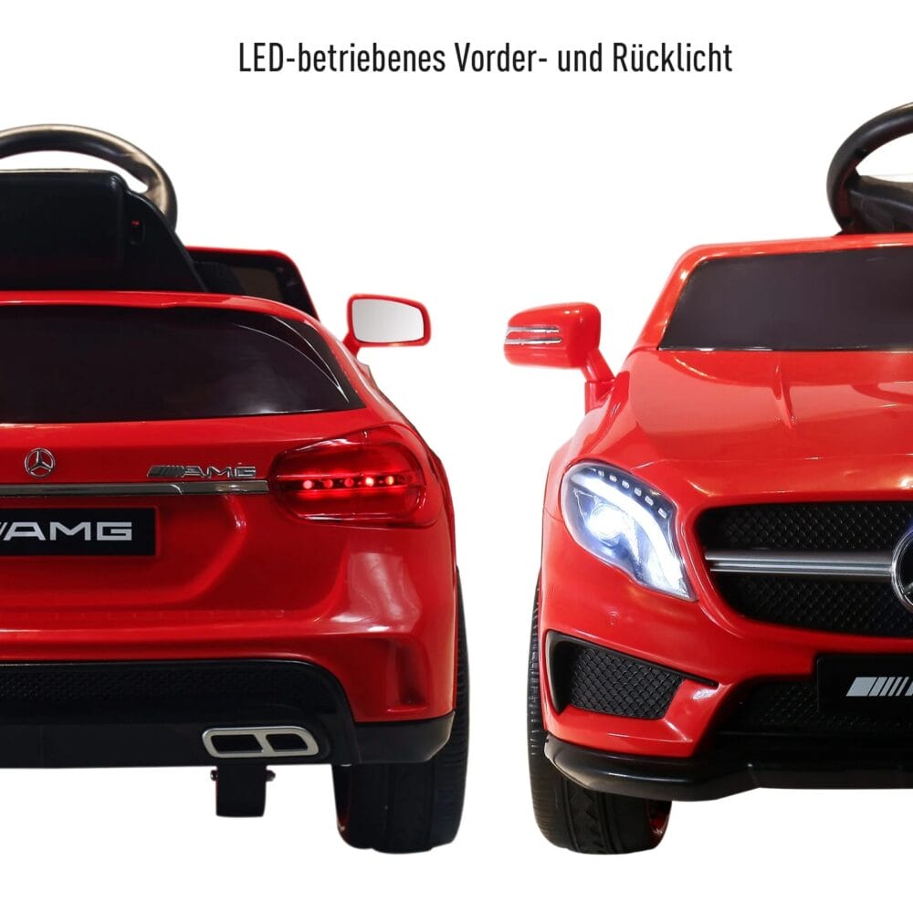 Elektroauto Kinderauto Mercedes Benz AMG rot