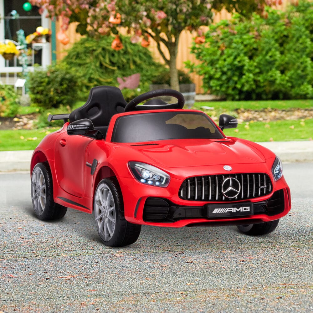 Elektroauto Kinderauto Mercedes GTR lizenziert rot
