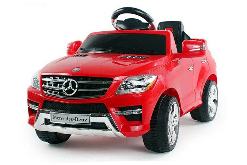 Elektroauto Kinderauto Mercedes ML350 Lizenz ~ Rot