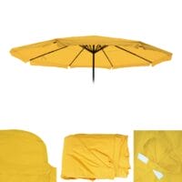 Ersatz-Bezug für Sonnenschirm Meran Pro mit Volant Ø5m gelb