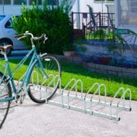 Fahrradständer Veloständer für 5 Fahrräder