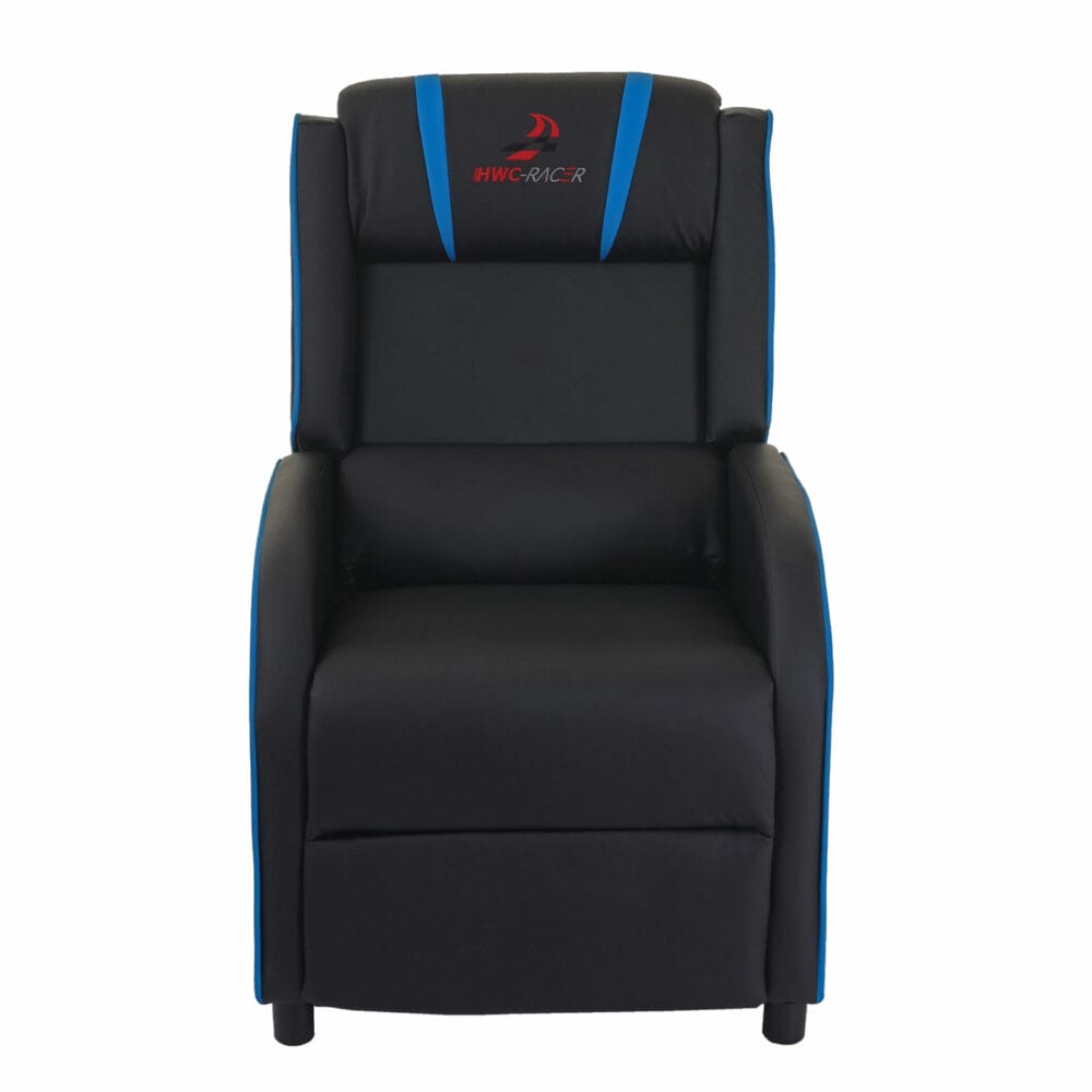 Fernsehsessel Racer Relaxsessel TV-Sessel Gaming-Sessel ~ schwarz/blau
