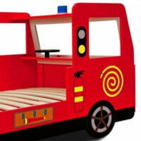 Feuerwehrbett Kinder Kinderbett Feuerwehrauto ~ 90x200