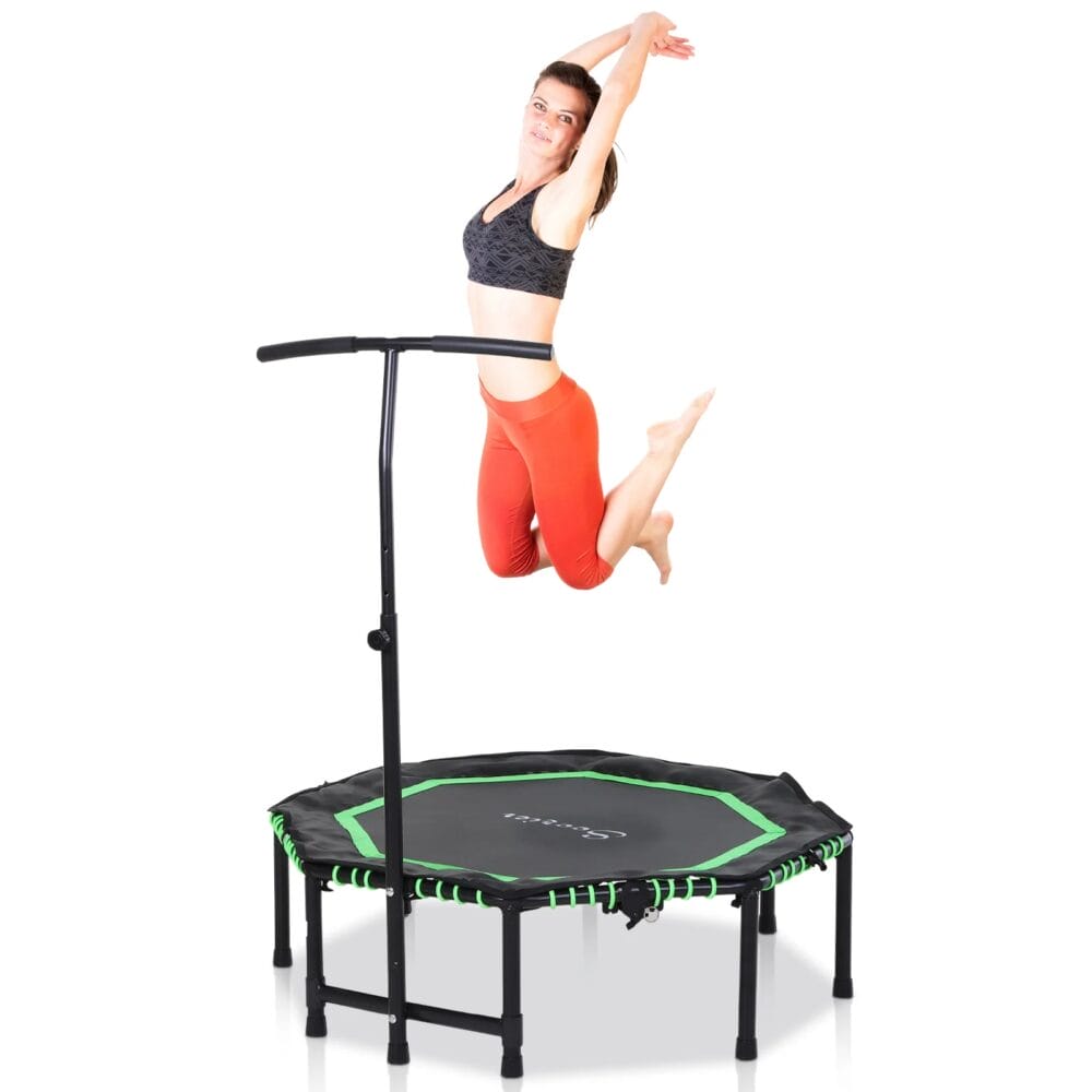 Fitness-Trampolin Jump 100kg Ø 122cm grün-schwarz