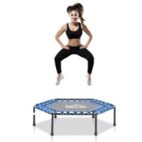 Fitness-Trampolin Jumping 100kg Ø 101cm blau