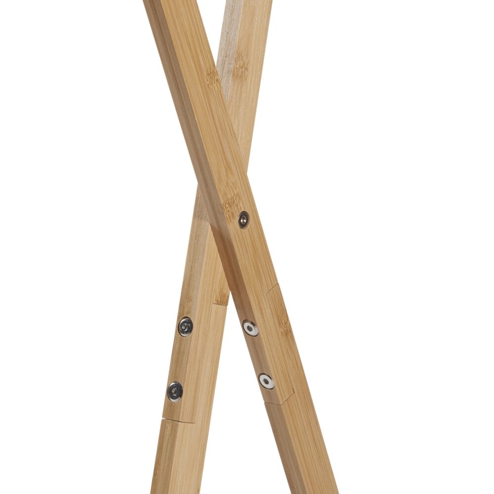Klappbarer Garderobenständer Bambus 176x100x38cm