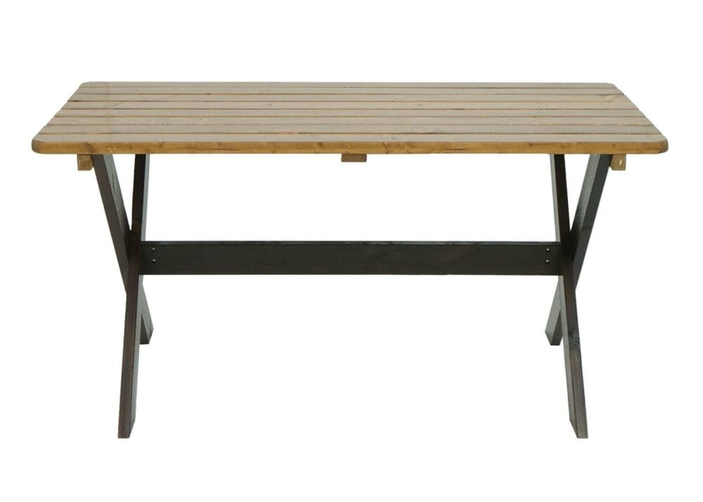 Gartengarnitur JAM-J83 Massiv-Holz FSC-zertifiziert 2x Bank + Tisch