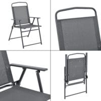 Gartenmöbel-Set Milagro inkl. Sonnenschirm Tisch und 4 Stühlen