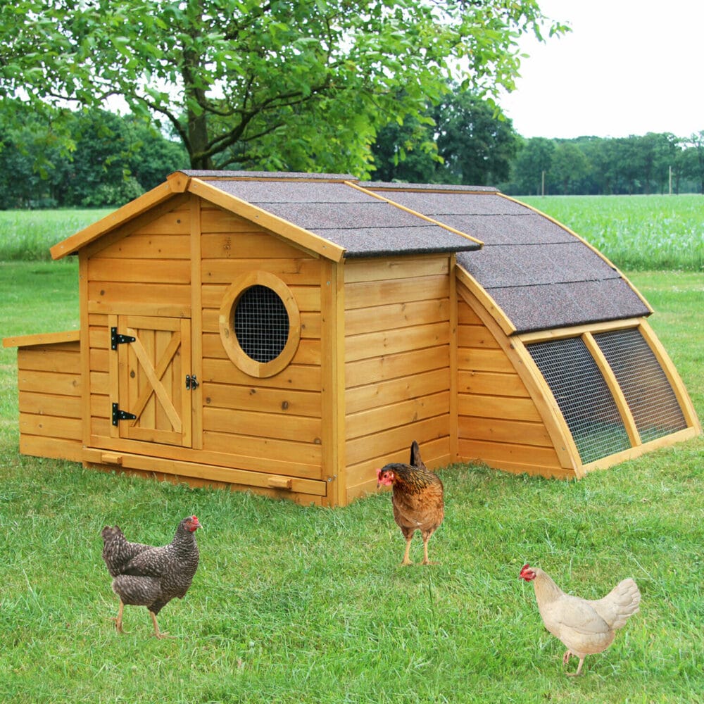 Hühnerstall Hühnerhaus Schweden mit Nistkasten