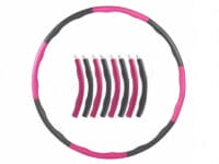Hula Hoop Schaumstoff Reifen 95cm Pink 8 abnehmbare Segmente