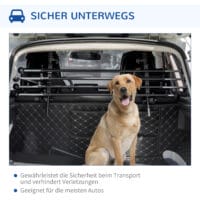 Hundeschutzgitter Auto Trenngitter Autotrennwand 85-140x40-50cm
