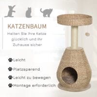 Katzenbaum Kratzbaum 82.5cm Gelb