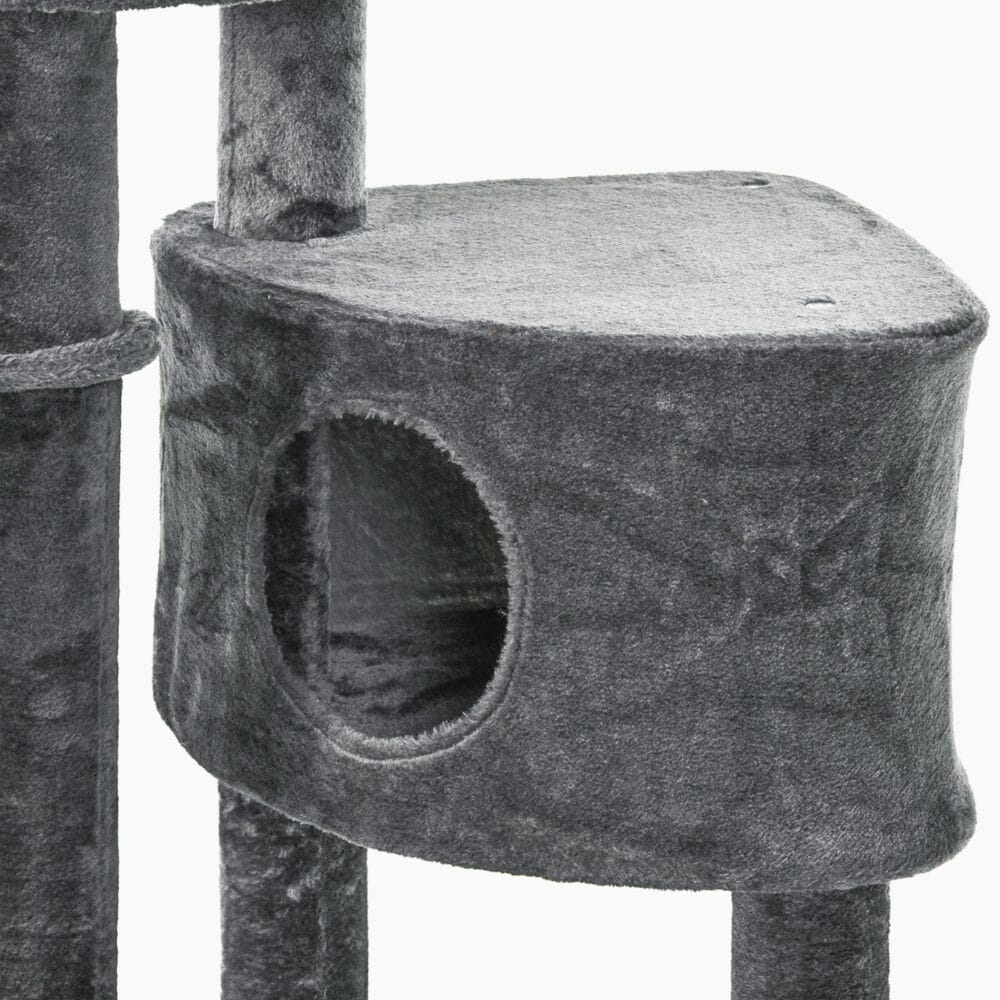 Katzenklettergerüst Kratzbaum mit Sisalsäule 220-265cm