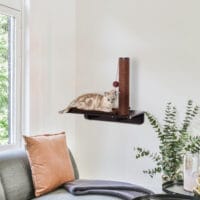 Katzenliege mit Kratzbaum 55x30x50cm