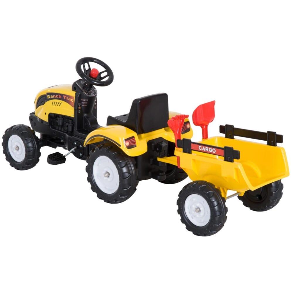 Kinder Traktor Kinderauto mit Anhänger