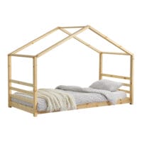 Kinderbett Vardø 90x200 cm mit Lattenrost Holz