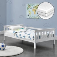 Kinderbett Nuuk 80x160 cm mit Matratze