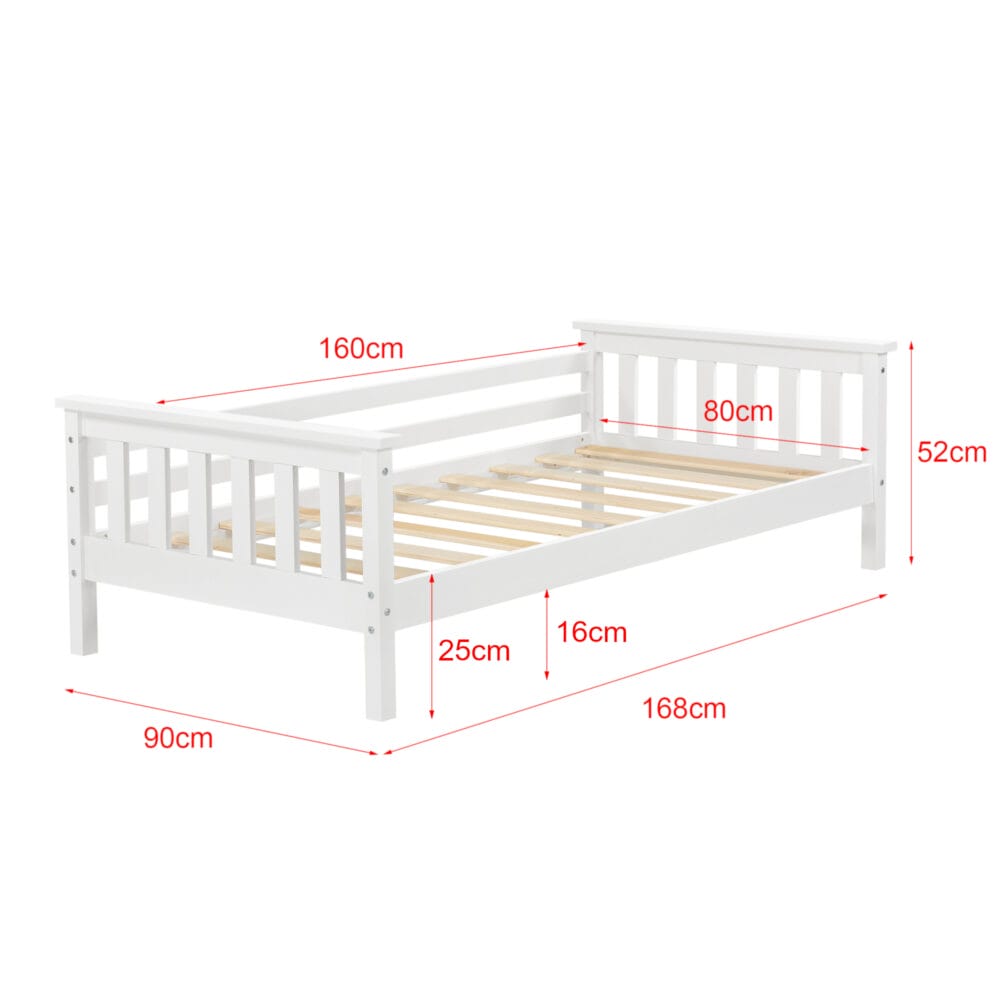 Kinderbett Nuuk 80x160 cm mit Matratze