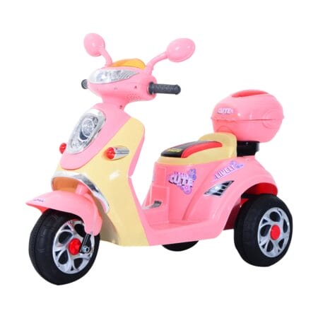 Kindermotorrad Pink Madame Elektromotorrad