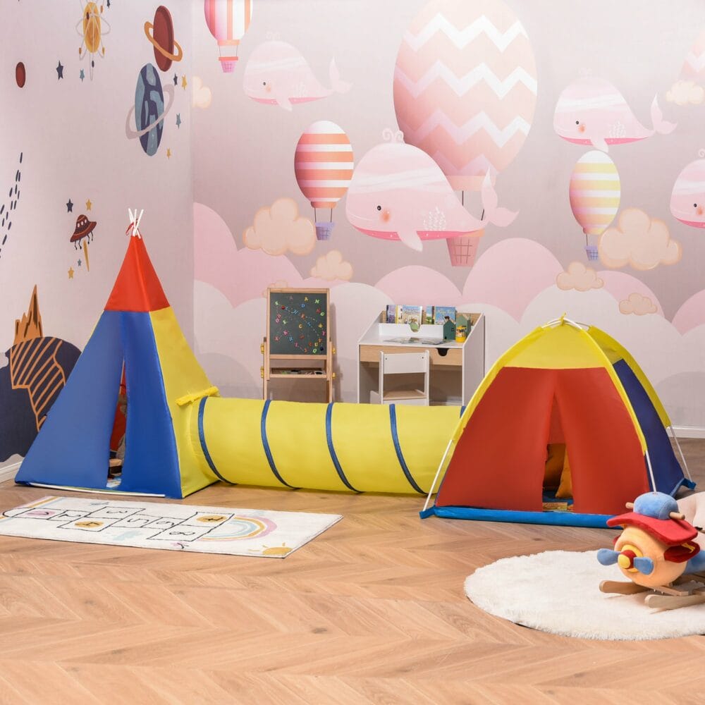 Kinderzelt Spielzelt Tunnel 360cm Spielhaus