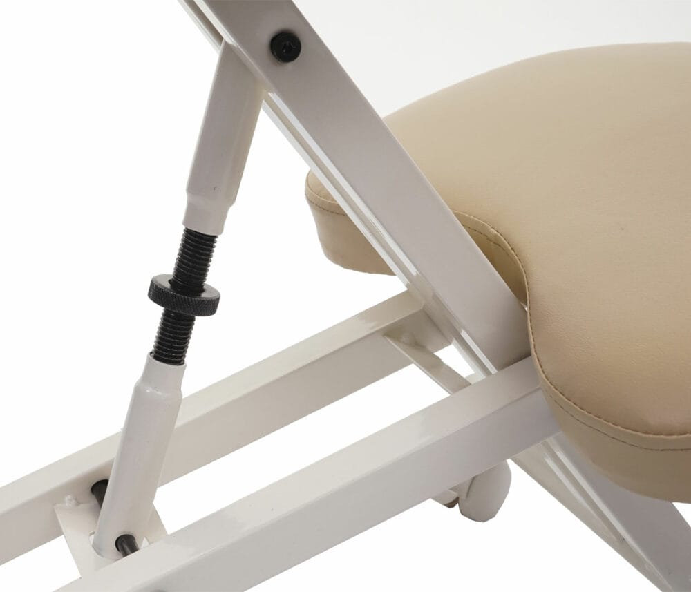 Kniestuhl Sitzhocker Bürostuhl höhenverstellbar mit Rollen creme