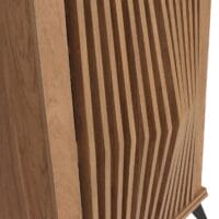 Kommode Schrank Sideboard Highboard 3D-Design 95x60x42cm braun