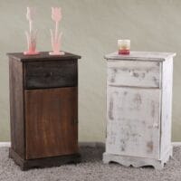 Kommode Shabby-Look Vintage ~ weiss