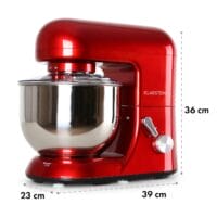 Küchenmaschine 1200 WATT 5 Liter ~ rot