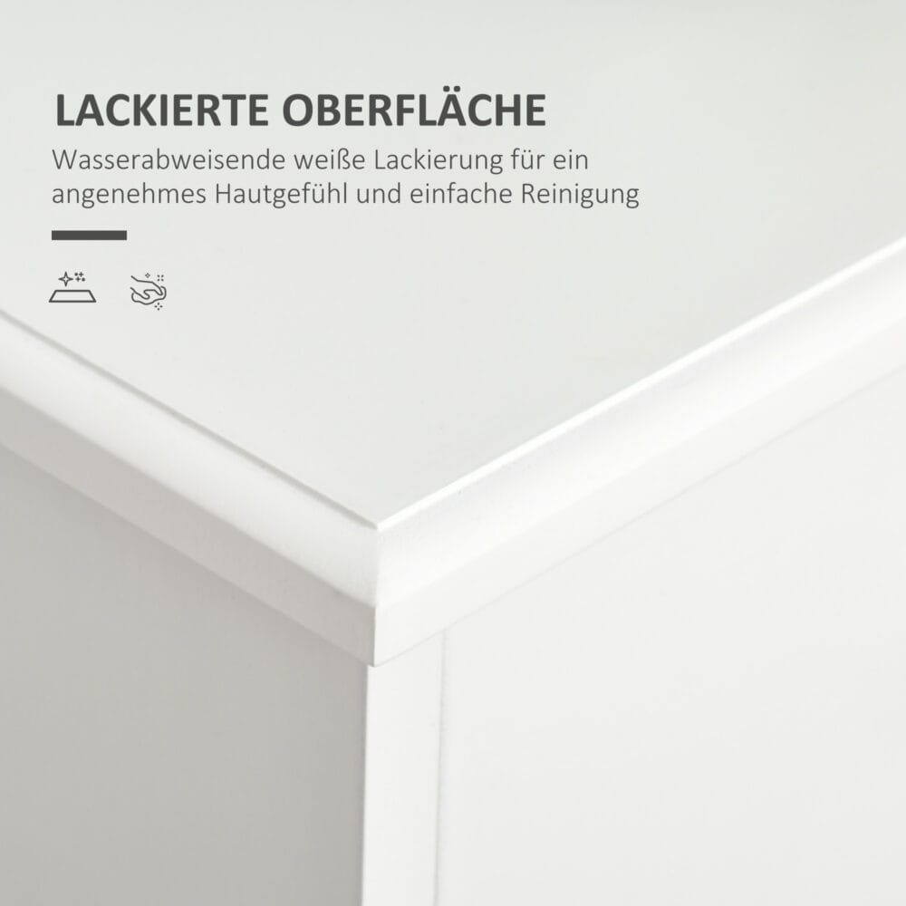 Küchenschrank mit Ablage für Mikrowelle 90 x 40 x 82 cm