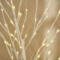 LED Baum Birke 96 LEDs 180cm warmweiss